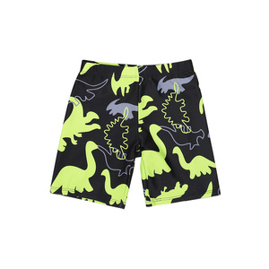 Nouvel ensemble de <span class=keywords><strong>maillot</strong></span> de bain trois pièces pour garçons 2026, style divisé, motif dinosaure de dessin animé, manches longues, protection solaire, séchage rapide - Product Image 3