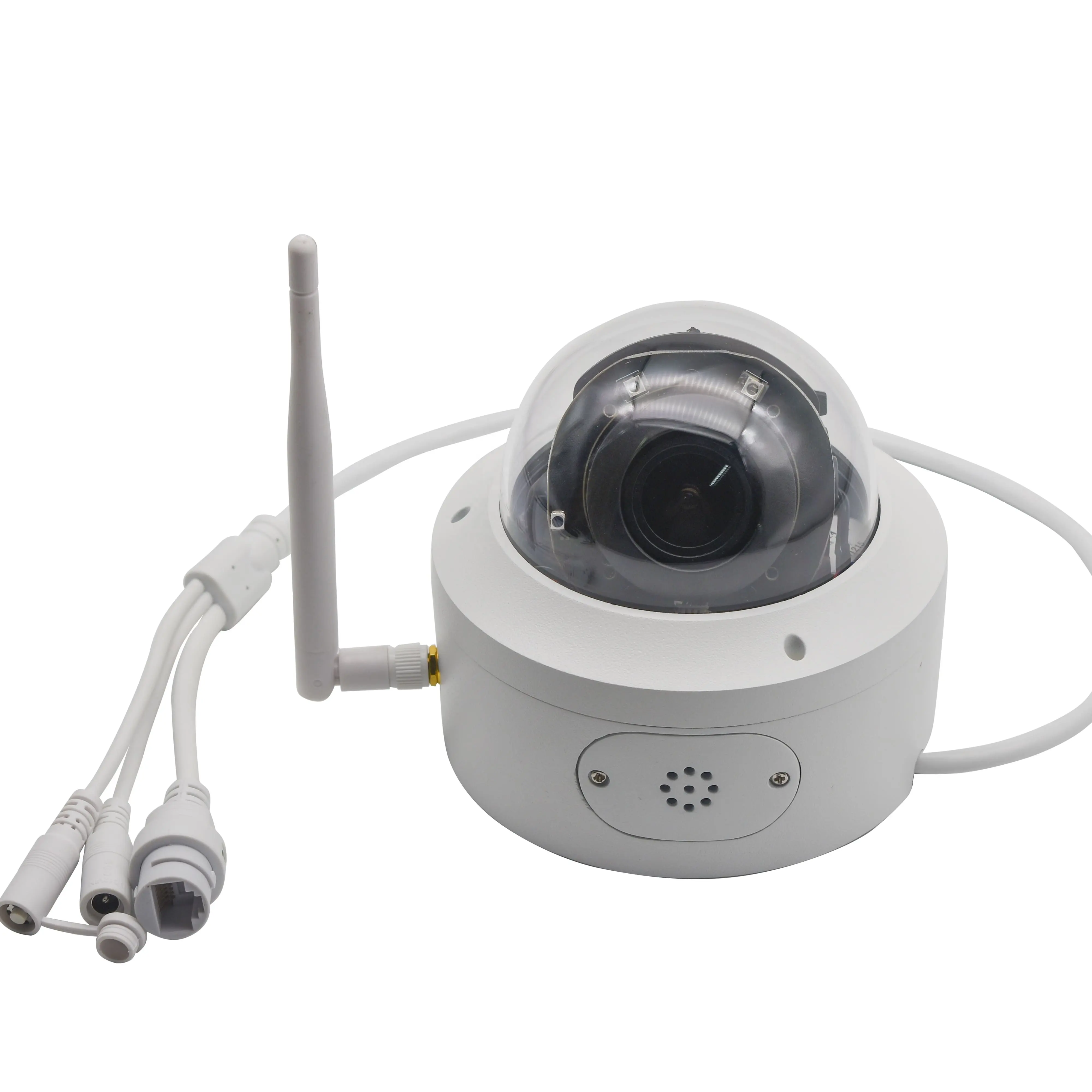 Camhi Kamera Jaringan CCTV WIFI, 5X 5MP PTZ Luar Ruangan Vandal Dome Audio Dua Arah Mendukung Kartu SD 2.5 Inci Modul Pribadi Zoom