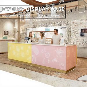 Vitrine d'<span class=keywords><strong>exposition</strong></span> de bijoux JJH en métal avec éclairage LED – Durable, écologique, étanche, dimensions personnalisables - Product Image 2