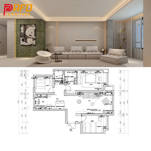 Servizio Professionale di Progettazione d'Interni 3D per Architetti, Rendering Architettonico Moderno per Showroom di Immobili, Modellazione 3D Max in <span class=keywords><strong>Legno</strong></span> - Product Image 1