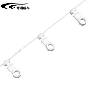 Riel de Cortina Corredera de Aluminio para Techo, con Forma de Onda Ondulada, Accesorios para Riel de Cortina con Pliegues Ondulados - Product Image 3