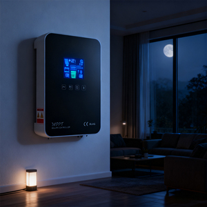 Oferta Especial: Controlador de Carga Solar MPPT de 40A/60A con Puerto RJ45 para Hogar, Carga de 12V/24V para Baterías de Iones de Litio, Envío Gratis - Product Image 1