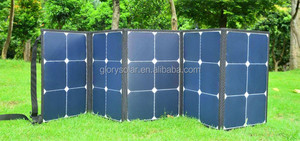 Glory Solar Revêtement en tissu haute efficacité 5V et 18 volts <span class=keywords><strong>100</strong></span> <span class=keywords><strong>watts</strong></span> <span class=keywords><strong>Panneau</strong></span> <span class=keywords><strong>solaire</strong></span> pliant <span class=keywords><strong>pour</strong></span> caravane de <span class=keywords><strong>camping</strong></span> - Product Image 3