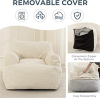 Vente chaude Écologique Poche Grand Paresseux Sol Chaise Géant Pouf Canapés Pour Adultes