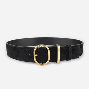 <span class=keywords><strong>Ceinture</strong></span> large de luxe en cuir de vachette suédé avec boucle, pour <span class=keywords><strong>femme</strong></span>, design tendance, en <span class=keywords><strong>velours</strong></span> givré - Product Image 6