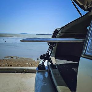 2025 nouveau Design multifonction luxe <span class=keywords><strong>Camping</strong></span> en plein air <span class=keywords><strong>Table</strong></span> <span class=keywords><strong>pliante</strong></span> en alliage d'aluminium voiture arrière <span class=keywords><strong>Table</strong></span> à manger Kits intérieurs - Product Image 6