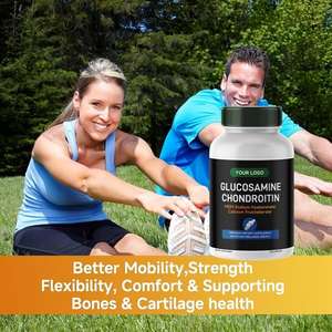 Dismok <span class=keywords><strong>Glucosamine</strong></span> Sulfate Chondroitin Sulfate Kapsul Meningkatkan Kepadatan Tulang Mendukung Kesehatan Sendi Dewasa 120 Kapsul/Botol - Product Image 6