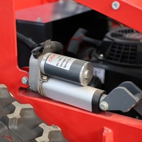 Vente directe d'usine Tondeuse à gazon télécommandée à roues Transmission intégrale Haute efficacité Désherbage Outils agricoles Tracteur de jardin