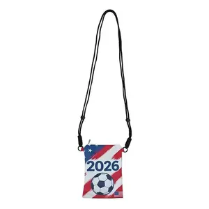 Promoción 2026: Nueva Bolsa Cruzada para Teléfono Móvil del Evento Mundial de Fútbol, Ligera, para EE. UU., Canadá y México, con Monedero y Diseño de Animales - Product Image 4