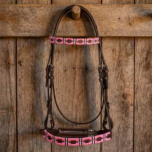 Bridon de polo en cuir de qualité supérieure, fait main, réglable, pour l'équitation, durable, équipement de polo et d'équitation en cuir - Product Image 2