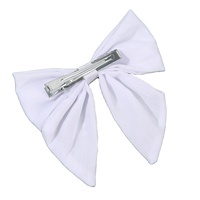 Tissu imprimé motif noël personnalisé cheveux arc pour filles noël bonbons père noël cheveux accessoires