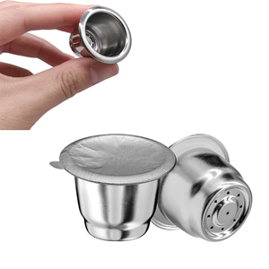 Kit de Cápsulas de Café Reutilizables KC131-2, Ecológicas, de Acero Inoxidable, para Máquina <span class=keywords><strong>Nespresso</strong></span>, Filtro de Café Espresso, <span class=keywords><strong>Barista</strong></span> - Product Image 5