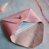Porte-cartes de visite en cuir pour femmes et long porte-portefeuille Produit de sac à main promotionnel