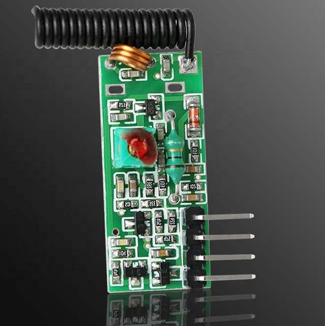 Anti-theft alarm wireless receiving module 433MHZ, 5V high-sensitivity and long-distance LED control board HFY-J61