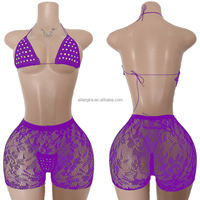 Vadulyer Vente en gros disponible Nouveautés Ensemble de 3 pièces Vêtements de danse exotique