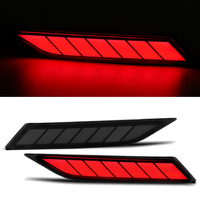 Lampu Bumper Belakang 12V untuk Cross 2023 2024 2025 Lampu Reflektor Tahan Air dengan Fungsi Lampu Rem dan Sein