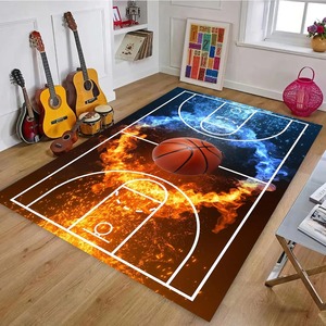<span class=keywords><strong>Tappeto</strong></span> Sportivo da Basket e Calcio per Soggiorno, Arredamento Casa, Tappetino Antiscivolo per Bambini, <span class=keywords><strong>Tappeto</strong></span> per Camera da Letto - Product Image 1