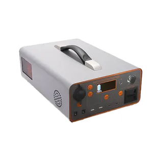 power station for outdoor camping 500W lifepo4 Solar cells lithium battery Emergency power supply