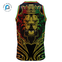 Camiseta Deportiva de Baloncesto Personalizada con Estampado de Tatuaje Polinesio Maorí Rasta Puro para Hombre y Mujer