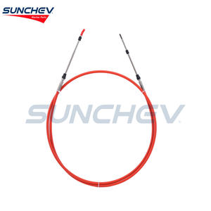 Câble de commande d'accélérateur de <span class=keywords><strong>bateau</strong></span> 8 pieds (rouge) pour <span class=keywords><strong>moteur</strong></span> hors-<span class=keywords><strong>bord</strong></span> universel de <span class=keywords><strong>bateau</strong></span> - Product Image 5