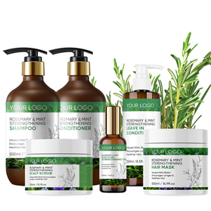 <span class=keywords><strong>Champú</strong></span> y acondicionador de Romero de biotina natural personalizado OEM de fábrica, aceite de mascarilla <span class=keywords><strong>para</strong></span> <span class=keywords><strong>el</strong></span> <span class=keywords><strong>cabello</strong></span> <span class=keywords><strong>para</strong></span> <span class=keywords><strong>el</strong></span> <span class=keywords><strong>crecimiento</strong></span> <span class=keywords><strong>del</strong></span> <span class=keywords><strong>cabello</strong></span>, conjunto de cuidado de la salud - Product Image 1