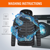 Veste à capuche chauffante Pertemba 23 zones avec contrôleur de température USB personnalisé, vêtement de moto chauffant, fermeture éclair électrique 5V