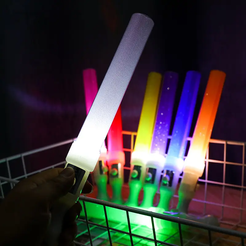 Best Selling Party Favor Colorful Flash Remote Control Straight Light Stick Custom For Vocal Concert