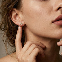 S925 Silber Blumen-Ohrstecker für Damen 2026 Neues Nischen-Design Süßwasserperle mit Zirkonia Besetzt Zierliche Ohr-Accessoires