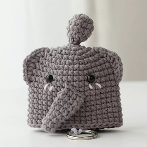 Offre Spéciale créatif fait à la main en forme d'animal tricoté clé sac mignon clé de voiture housse de protection tricoté Crochet <span class=keywords><strong>sacs</strong></span> - Product Image 3