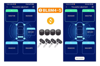 Capteur TPMS externe BL8 pour voiture avec récepteur et application mobile compatible avec Android et IOS