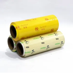 Food Wrap Plastic Film Keep Fresh Food Grade PVC Cling Film Fruits And Vegetables Strech Film Jumbo Roll