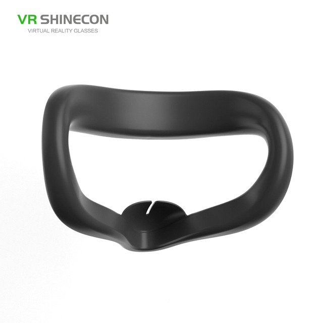 VR Face Cushion Pad Sweatproof Silicone Face Pad Mask & Face Cushion for Quest 2 VR Headset