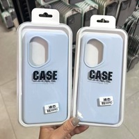 Housse de protection souple de couleur pure simple véritable étui de téléphone en silicone liquide