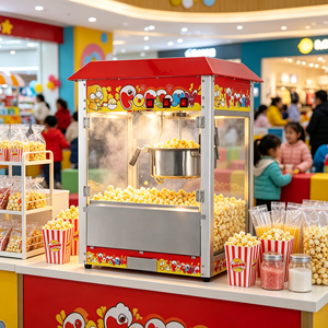 Commercial Automatic Electric <b>Popcorn</b> Maker <b>Machine</b> Wholesale Factory Supply Stable Core Motor For Bakery Snack Food Shop - Product Image 5