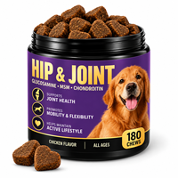 Complément alimentaire professionnel pour chiens, sous forme de bouchées molles, avec collagène de moules vertes et glucosamine pour la flexibilité et le confort des chiots