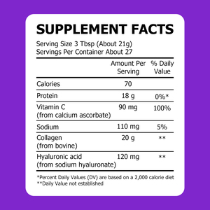 Factory Supply Collagen Powder Drinks with Hyaluronic Acid <b>Supplement</b> Helps Support Hair Skin Nail Bone and Joint Health Powder - Product Image 2