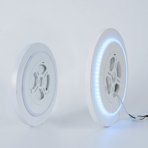 <span class=keywords><strong>Plafonnier</strong></span> <span class=keywords><strong>LED</strong></span> intelligent RGB avec télécommande, <span class=keywords><strong>plafonnier</strong></span> encastré WiFi compatible avec Alexa et Google Home, couleurs personnalisables pour salon - Product Image 4