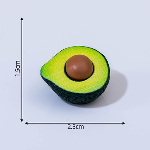 OEM ODM mainan rumah boneka pendukung aksesori diy 3d resin miniatur buah patung kecil - Product Image 4