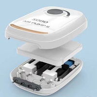Nouveau design SOBO pompe d'oxygénation d'aquarium réservoir de poissons prix bon marché pompe à air d'aquarium silencieuse à sortie unique