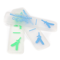 Insigne en caoutchouc de silicone d'étiquette de PVC résistant à l'usure personnalisé pour la reconnaissance de marque uniforme de sac à dos de casquette de chaussures de vêtement