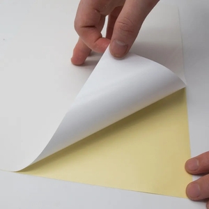 Pegatina semibrillante, papel artístico, papel artístico, autoadhesivo, pegatina recubierta de fundición, abertura trasera, 70x100cm, alto brillo - Product Image 3