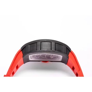 Luxury and high-end 055 Crimson top-grade carbon fiber skeletonized tourbillon <b>automatic</b> mechanical men's water-resistant watch - Product Image 5