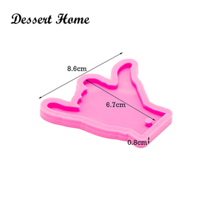 DY0119 — porte-clés signe d'amour brillant, en résine époxy de Silicone, à faire soi-même, <span class=keywords><strong>moule</strong></span> artistique pour Fondant <span class=keywords><strong>au</strong></span> chocolat - Product Image 3