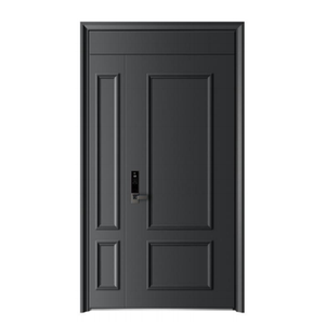 높은 보안 및 스타일의 홈 입구 전면 디자인을위한 현대적인 맞춤형 스윙 보안 도어 - Product Image 6