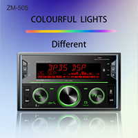 Reproductor de Música MP3 para Auto Portátil de 2 Din, Carga Rápida, Manos Libres, Sintonizador de Radio FM/SD/USB, Compatible con Formato de Audio APE, Cargador para Auto