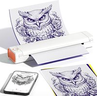 Machine de Copie Tatouage Portable Mini Sans Fil OEM Imprimante Thermique Rapide Version Tatouage Noir Vert