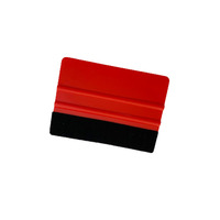 Raclette en vinyle pour voiture Grattoir en plastique avec bord en feutre pour nettoyer le pare-brise et les surfaces peintes