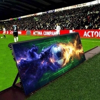 Écran LED de stade périmétrique pour publicité sportive, haute luminosité, extérieur, P5 P8 P10, pour affichage de scores de football