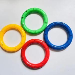 Anneaux de gymnastique en plastique Xinchuan 151820, anneaux colorés pour enfants, équipement d'entraînement sensoriel - Product Image 1
