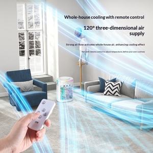 Portable Evaporative Air Cooler Humidifier USB Powered Personal Fan with RGB Light for Bedroom Office Camping - Product Image 5